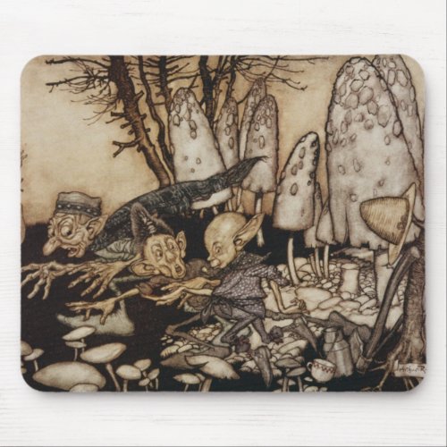 Arthur Rackham  Peter Pan in Kensington Gardens Mouse Pad