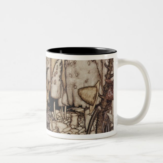 Arthur Rackham | Peter Pan in Kensington Gardens Two-Tone Coffee Mug (Right)