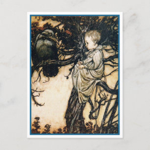 Arthur Rackham Peter Pan Postcard