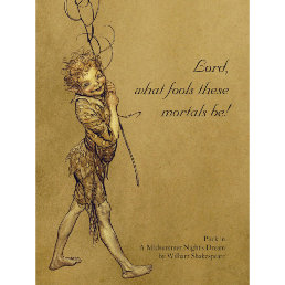 Arthur Rackham Puck Lord what fools CC0950 Small Poster