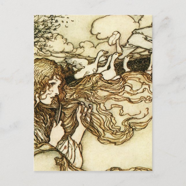Arthur Rackham - Snowdrop And Other Tales Postcard (Front)