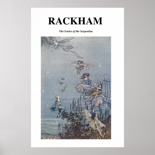 Arthur Rackham _ The Faries of the Serpentine  Poster