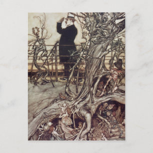 Arthur Rackham The Kensington Gardens are in Lon Postcard