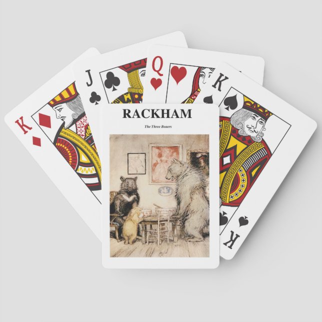 Arthur Rackham - The Three Bears Poker Cards (Back)