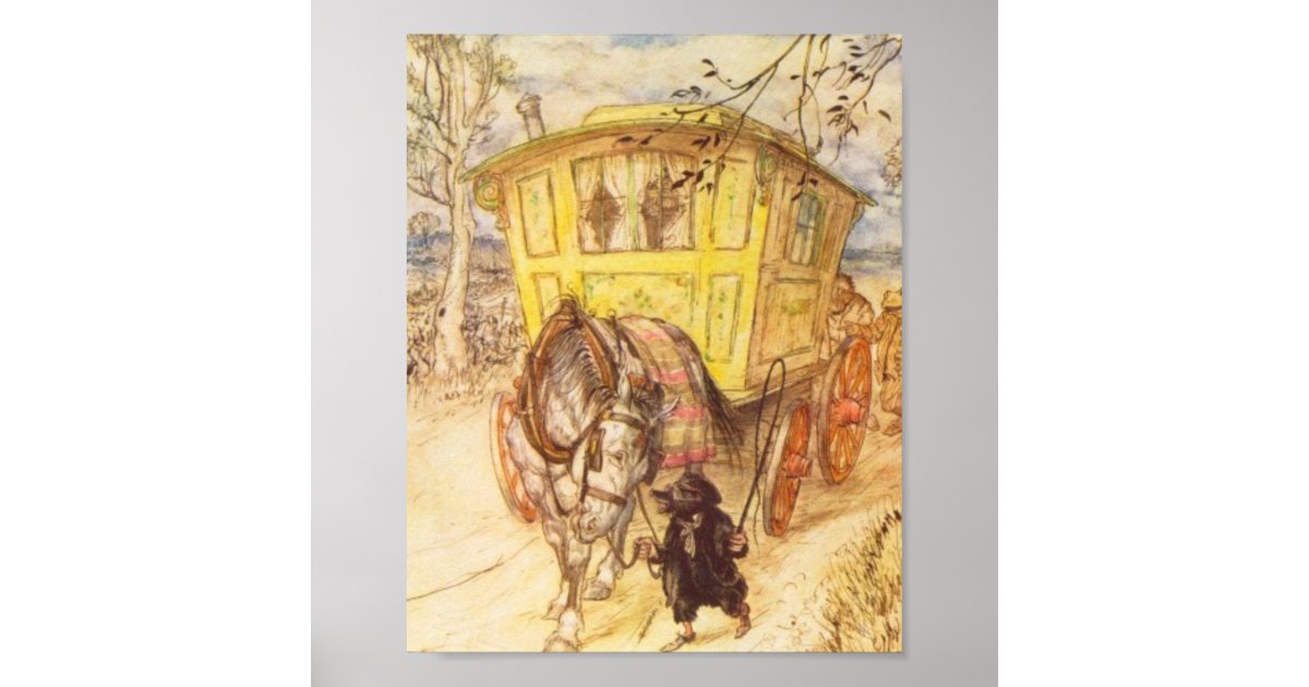 Arthur Rackham - The Wind In The Willows Poster | Zazzle