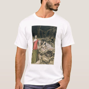 Arthur Rackham   The Wooing of Grimhilde, the moth T-Shirt