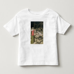 Arthur Rackham The Wooing of Grimhilde, the moth Toddler T-shirt