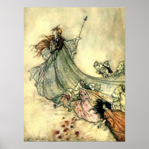 Arthur Rackham - vintage fairytale art Poster