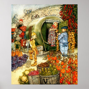 Arthur Rackham - vintage fairytale art Poster