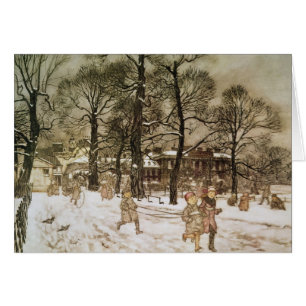 Arthur Rackham Winter in Kensington Gardens from