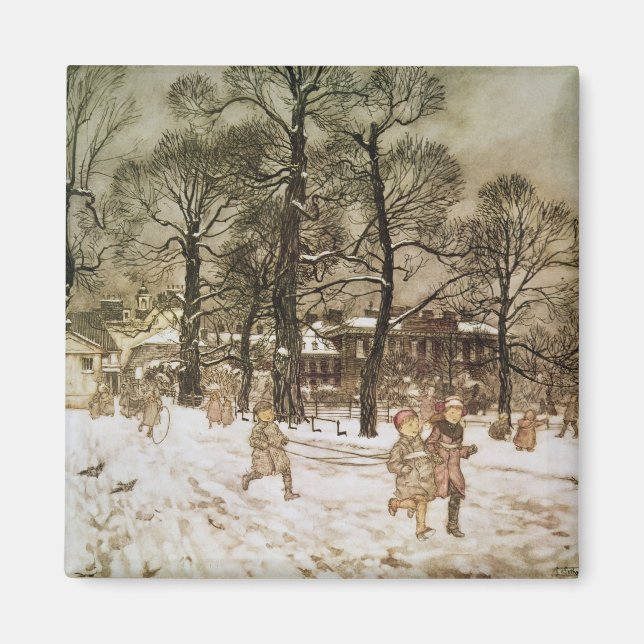Arthur Rackham | Winter in Kensington Gardens from Magnet (Front)