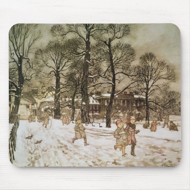 Arthur Rackham | Winter in Kensington Gardens from Mouse Pad (Front)