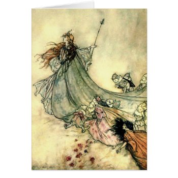 Arthur Rackham's Fairy Queen by HolidayBug at Zazzle