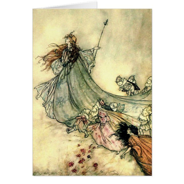 Arthur Rackham's Fairy Queen Cards (Front)