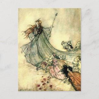 Arthur Rackham's Fairy Queen Postcard