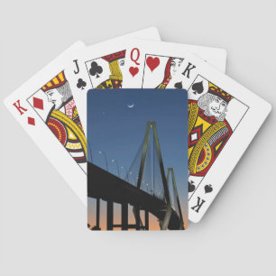 Arthur Ravenel Jr. Bridge at Dusk Poker Cards