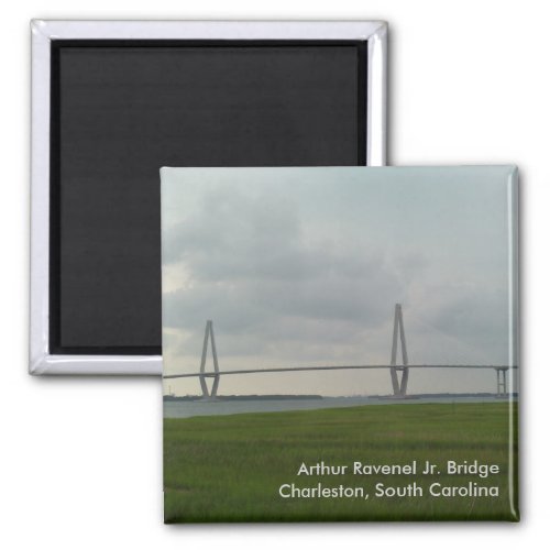 Arthur Ravenel Jr Bridge Magnet _ Charleston SC