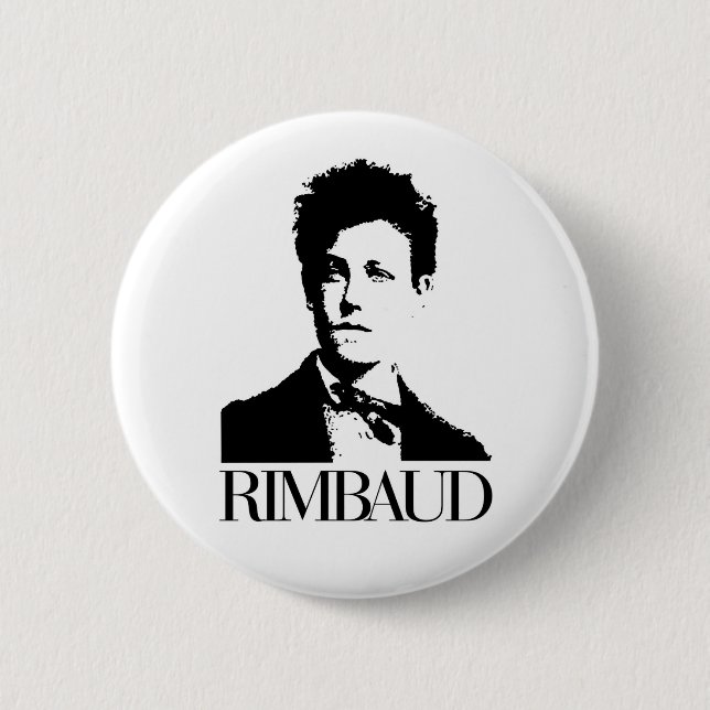 Arthur Rimbaud Button (Front)