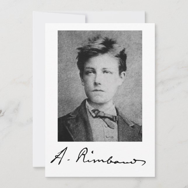 Arthur Rimbaud Invitation (Front)