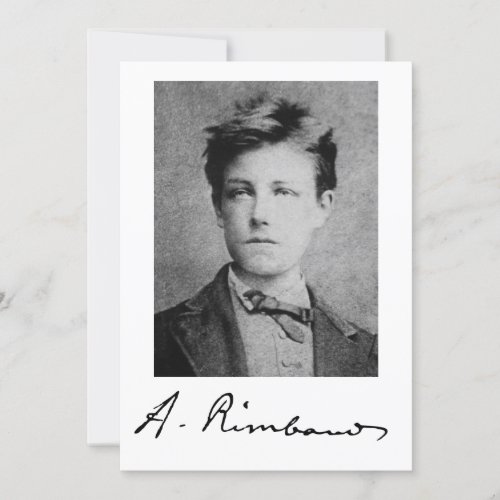 Arthur Rimbaud Invitation