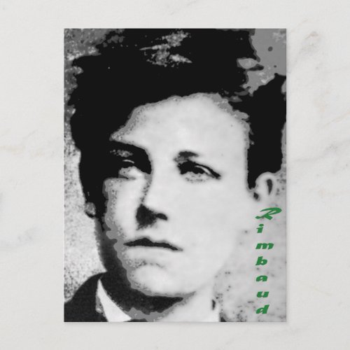 Arthur Rimbaud Postcard