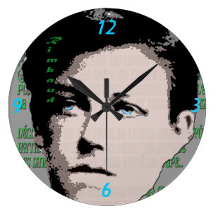 Arthur Rimbaud Wall Clock
