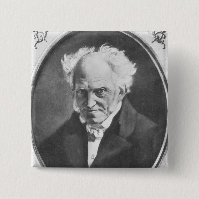 Arthur Schopenhauer Button (Front)
