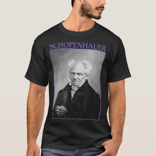 Arthur Schopenhauer German Philosopher T_Shirt