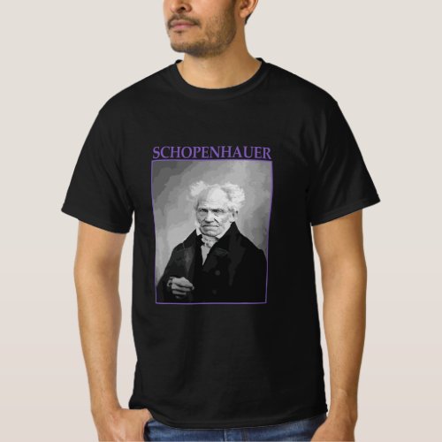 Arthur Schopenhauer German Philosopher  T_Shirt