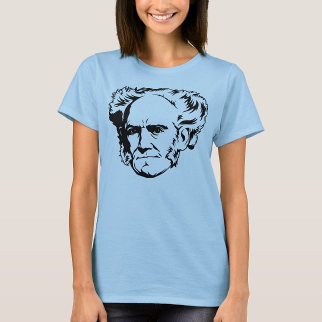 Arthur Schopenhauer Portrait T-Shirt (Front)