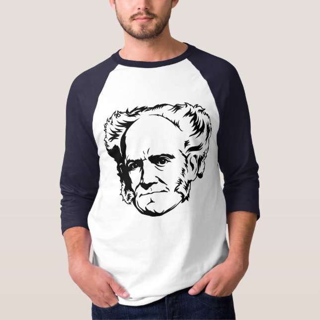 Arthur Schopenhauer Portrait T-Shirt (Front)
