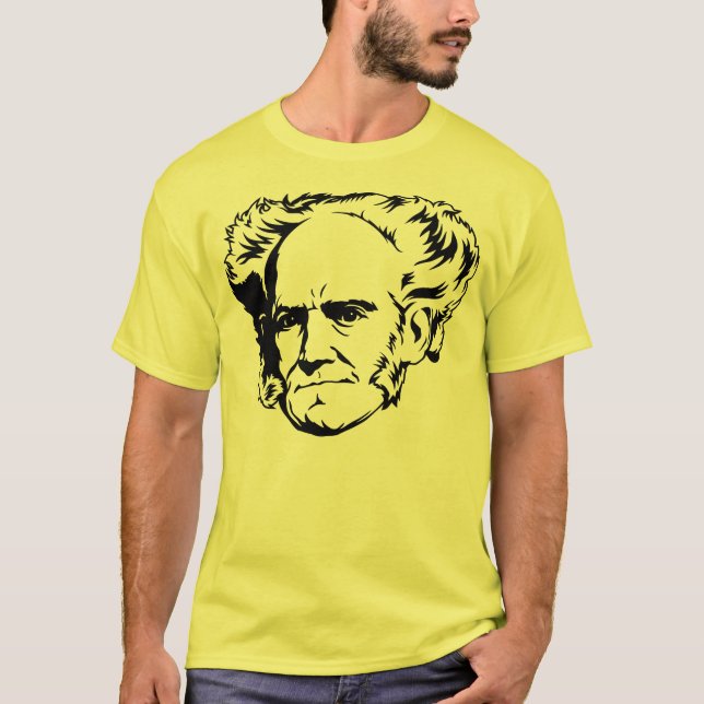 Arthur Schopenhauer Portrait T-Shirt (Front)