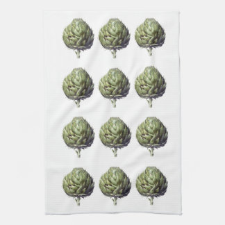 Arthur the Artichoke printed kitchen towel