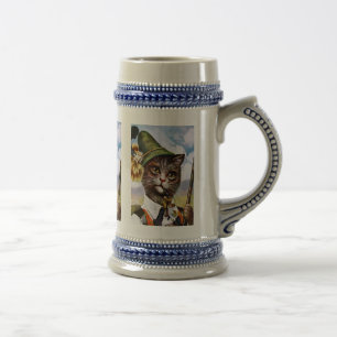 Arthur Thiele - Bavarian Alps Cat Beer Stein