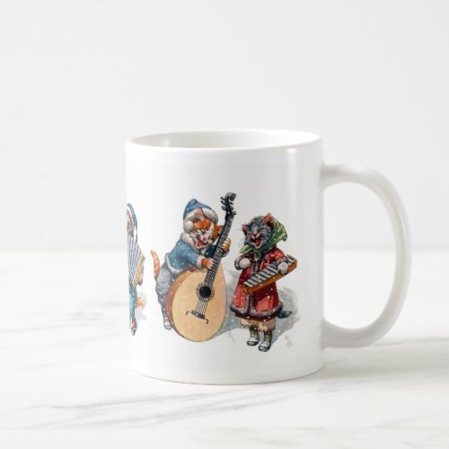 Arthur Thiele _ Cats Playing Musical Instruments Coffee Mug