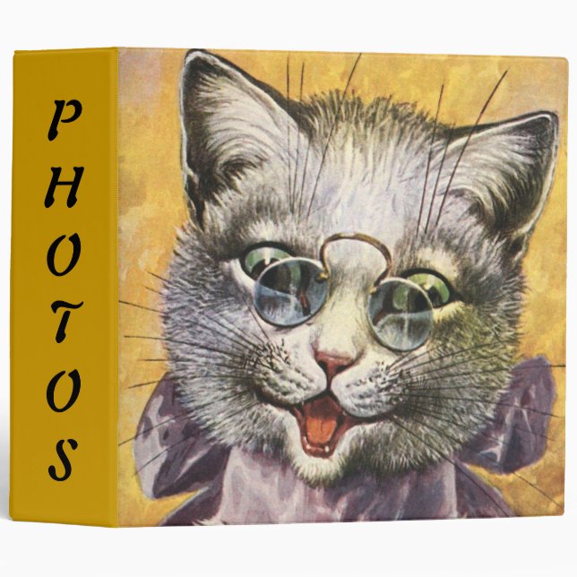 Arthur Thiele - Female Cat with Glasses Binder (Front/Spine)