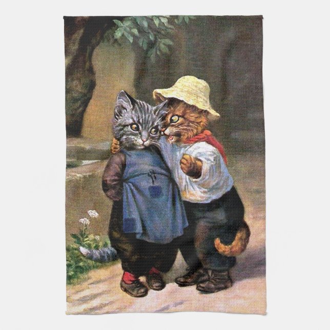 Arthur Thiele - Lovely Country Cats Towel (Vertical)