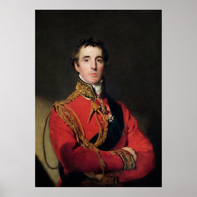 Arthur Wellesley by Thomas Lawrence Poster (Front)