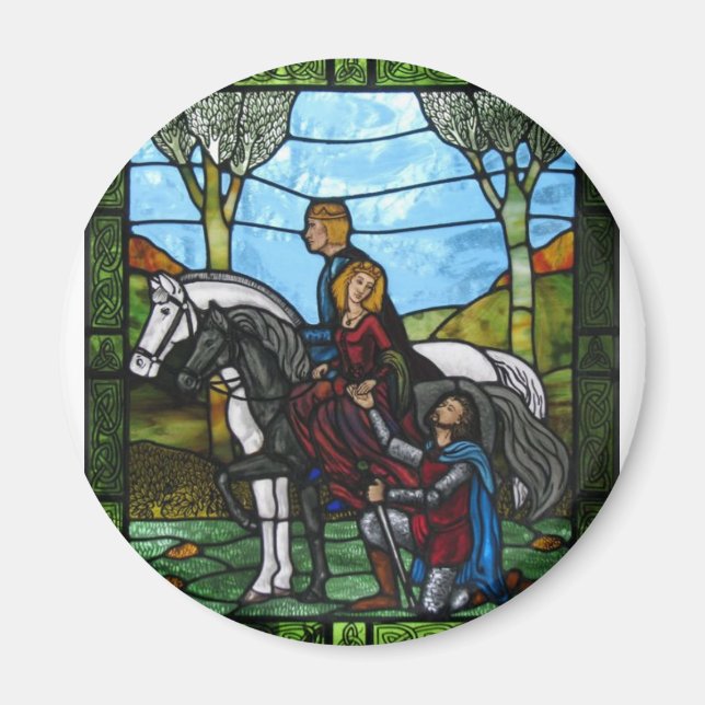 Arthurian Window Magnet (Front)