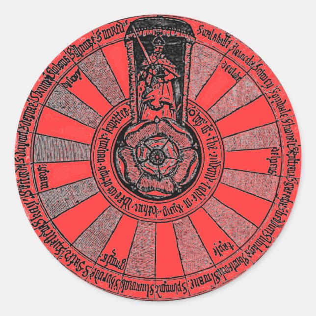Arthur's Round Table Classic Round Sticker (Front)