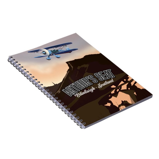 Arthur's Seat Edinburgh Scotland Notebook (Right Side)