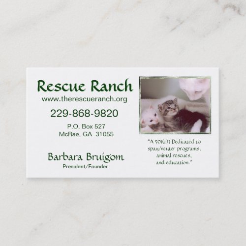Artic &amp;amp; babes 2 frms, Rescue Ranch, Rescue ... Business Cards