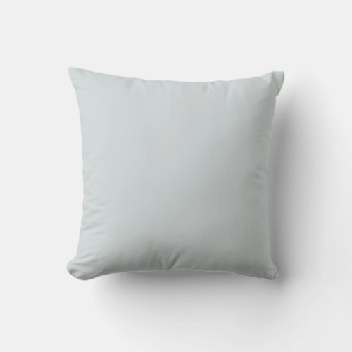Artic Blue block colour    Throw Pillow