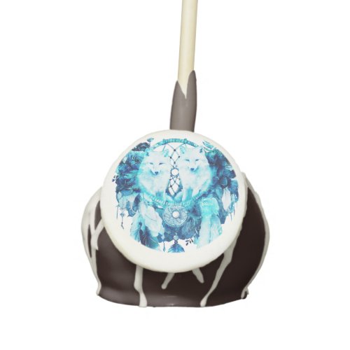 Artic Fox Dreamcatcher Ice Blue Floral Cake Pops