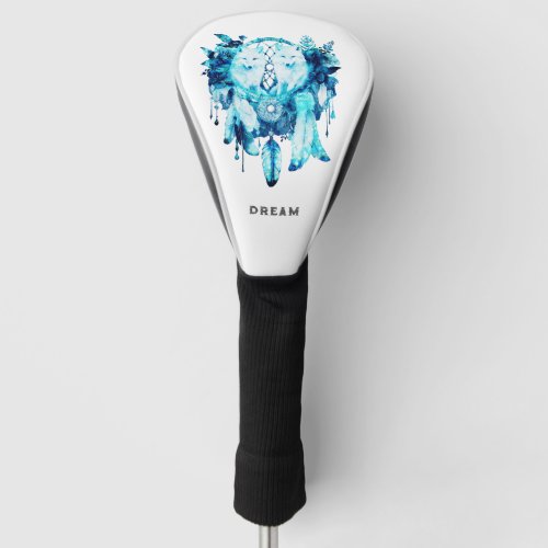 Artic Fox Dreamcatcher Ice Blue Floral Golf Head Cover