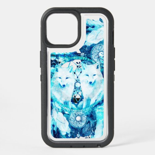 Artic Fox Dreamcatcher Ice Blue Floral iPhone 15 Case