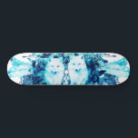 Artic Fox Dreamcatcher Ice Blue Floral Skateboard<br><div class="desc">Artic Fox Dreamcatcher Ice Blue Floral</div>