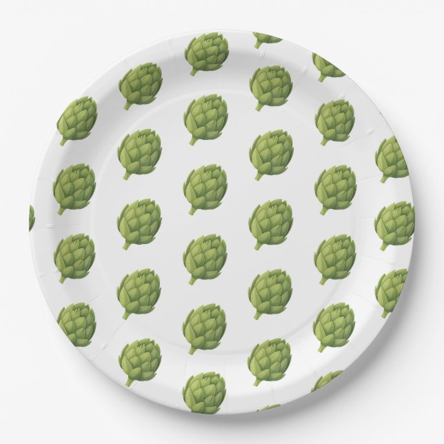 Artichauts Paper Plates (Front)