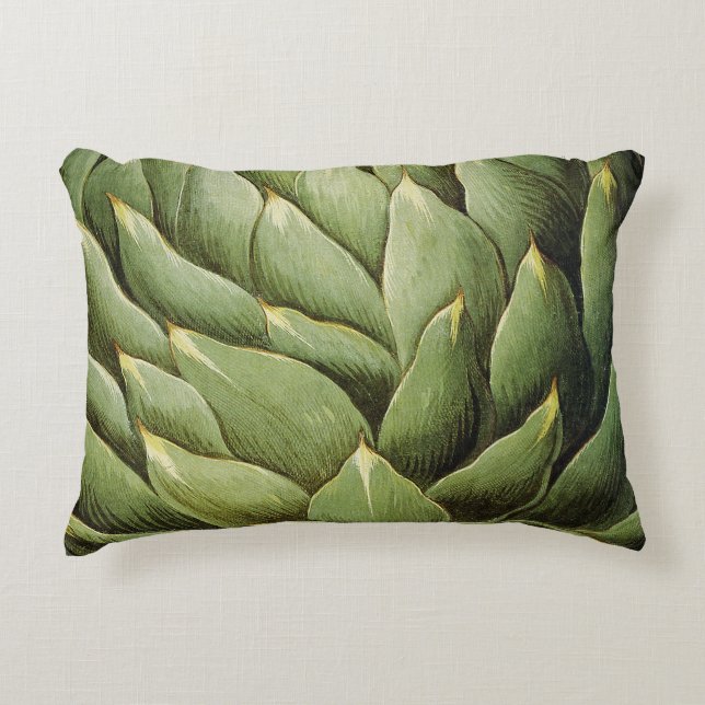 Artichoke, 1613 decorative pillow (Front)