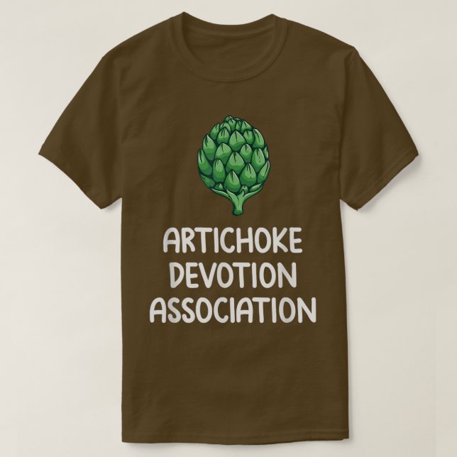 Artichoke Devotion Association Love Vegetables Eat T-Shirt (Design Front)